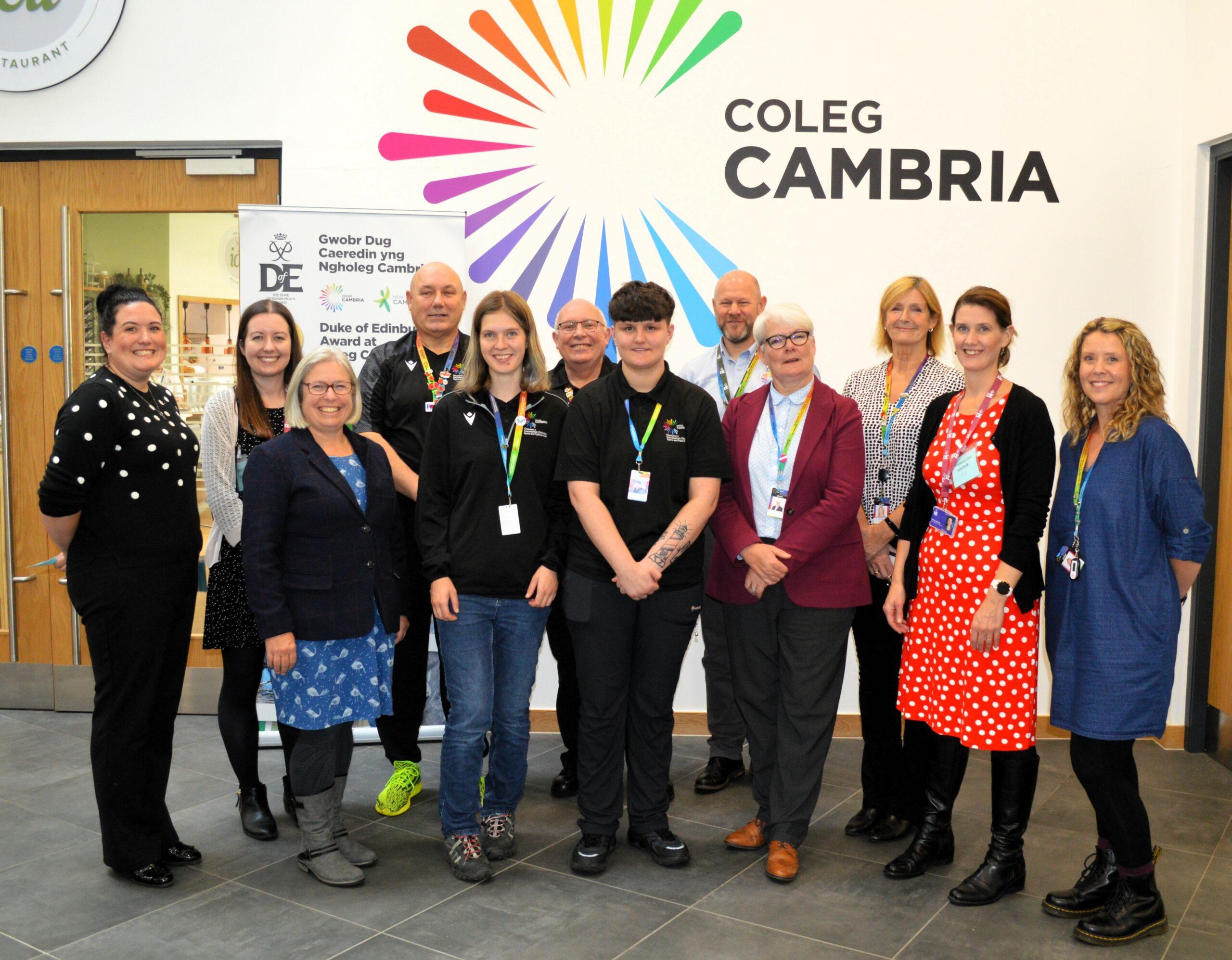 Coleg Cambria is the number one FE institution in Wales for the Duke of