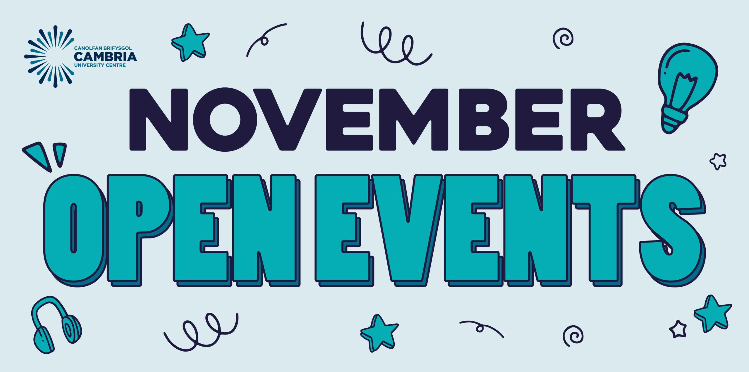 HE open event graphic