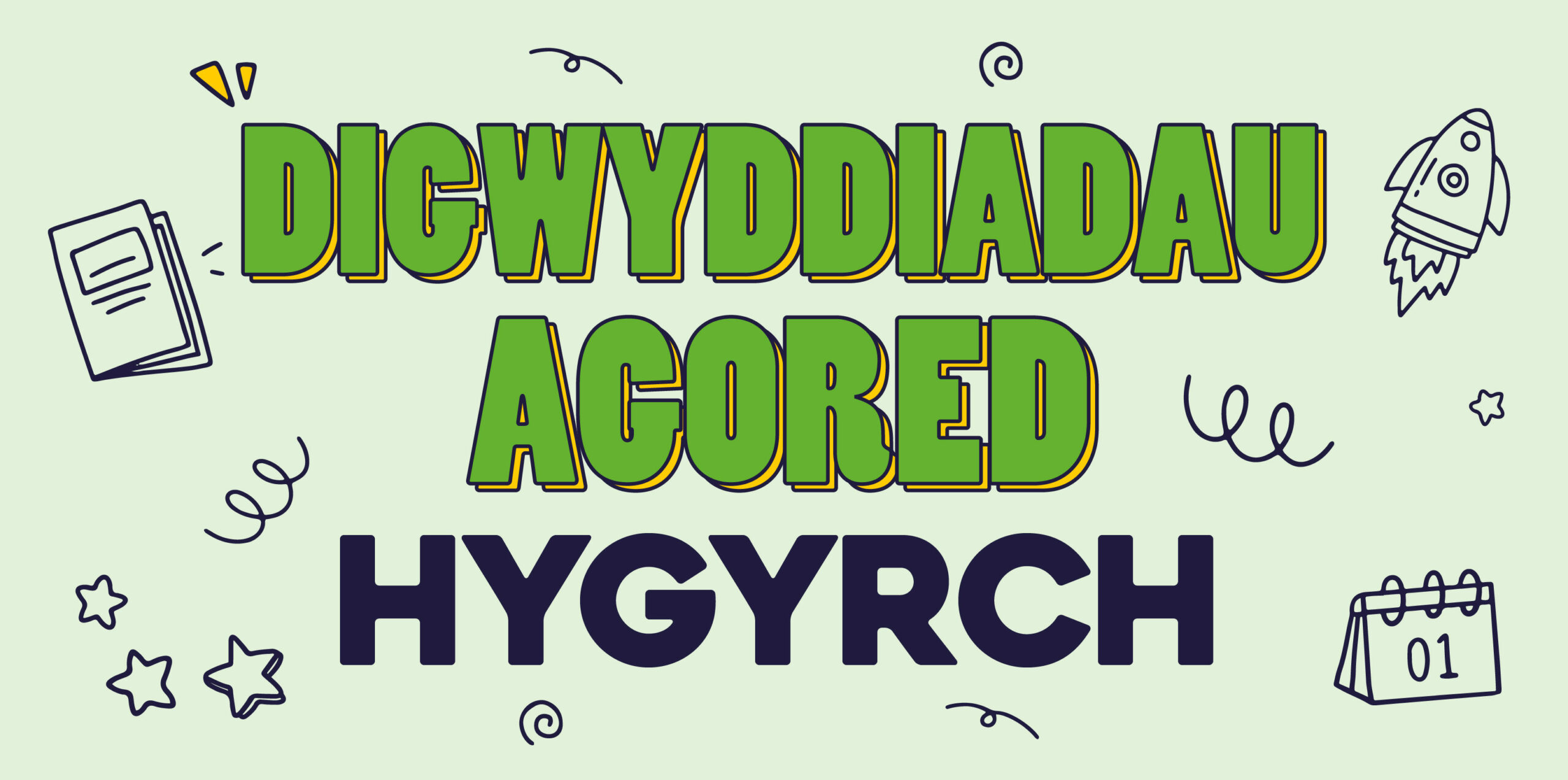 accessible open event graphic