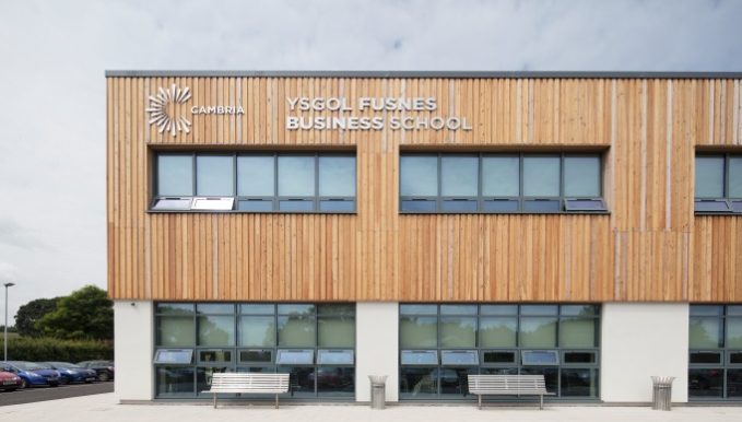 Outside Cambria Business School