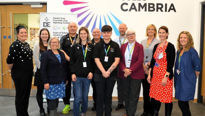 Coleg Cambria is the number one FE institution in Wales for the Duke of Edinburgh’s Award (DofE)