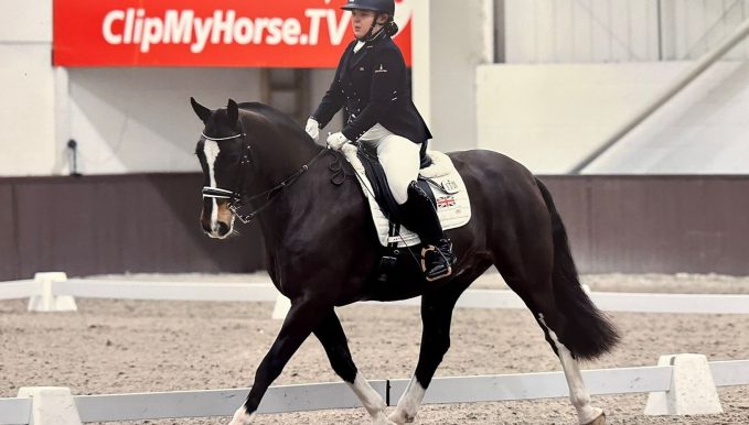 Golden girl Jess Pritchard rode to victory in a prestigious equestrian competition
