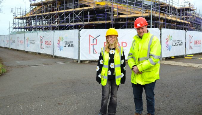 Coleg Cambria and Read Construction are laying the foundations for future generations of workers in the building sector